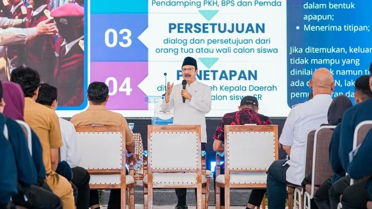 Menteri Sosial Resmikan MPLS di Gedung Permanen Sekolah Rakyat Sragen