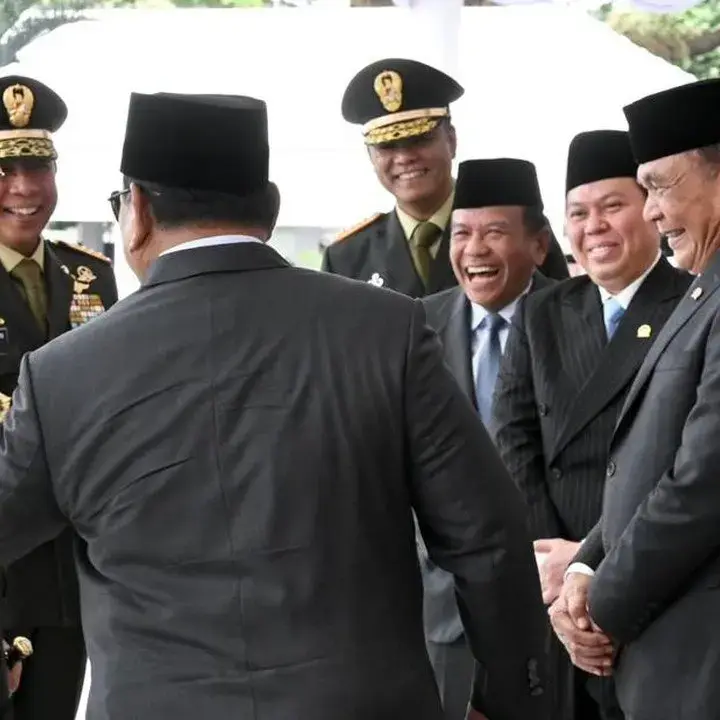 Momen Kebersamaan Prabowo, Kapolri, dan Panglima TNI di Praspa 2026