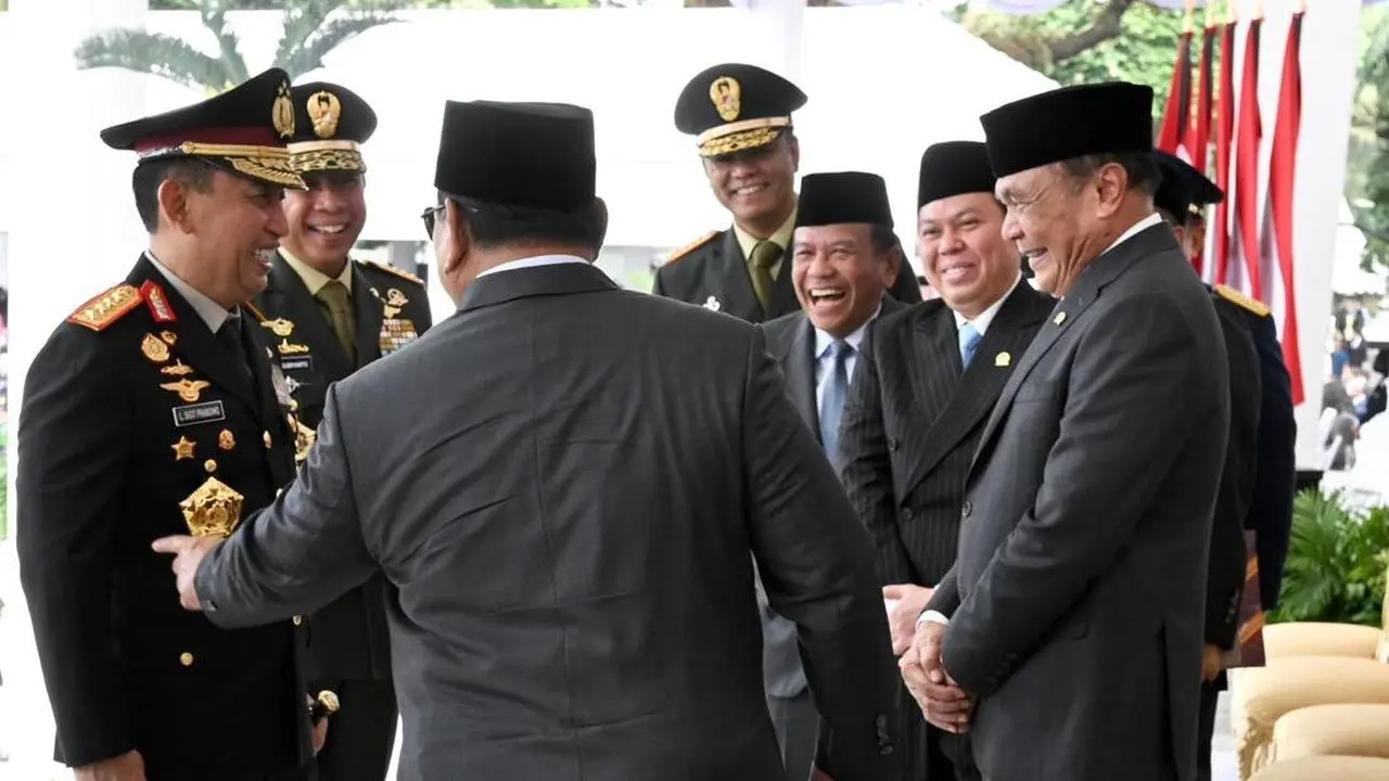 Momen Kebersamaan Prabowo, Kapolri, dan Panglima TNI di Praspa 2026
