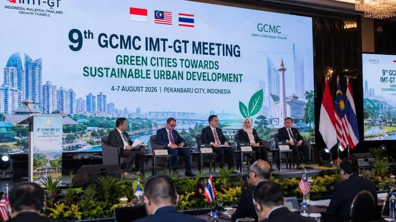 Pekanbaru Tuan Rumah Forum Pembangunan Kota Hijau RI-Malaysia-Thailand