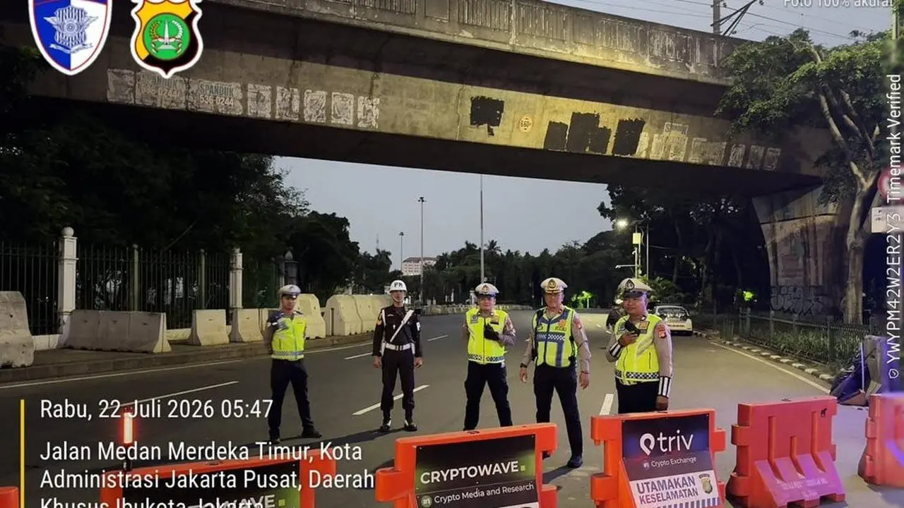 Pelantikan Perwira TNI-Polri Hari Ini, Lalin Sekitar Istana Negara Dialihkan