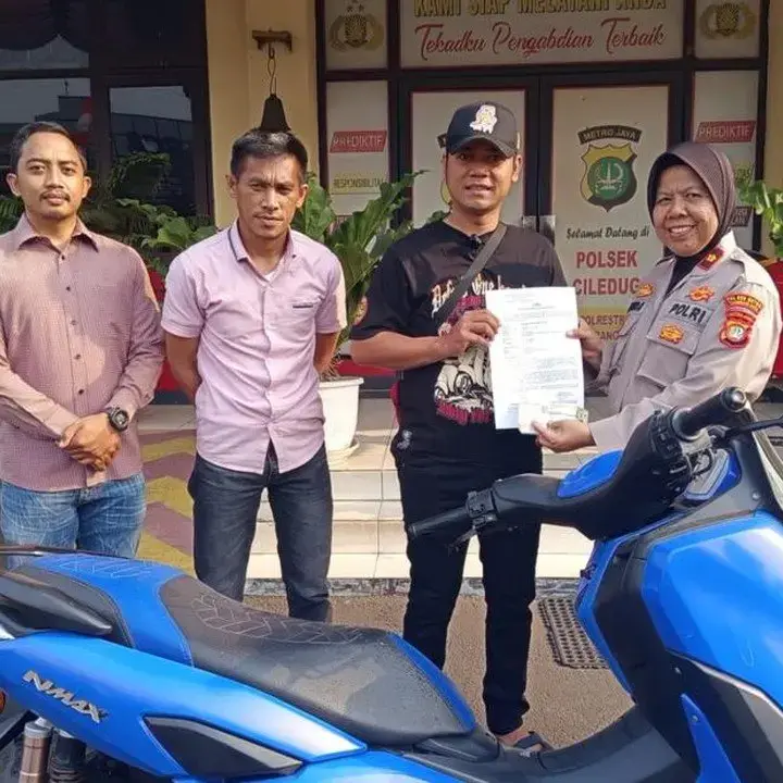 Pencarian 4 Bulan Berakhir: Motor Gadai Ditemukan Polisi di Tangerang