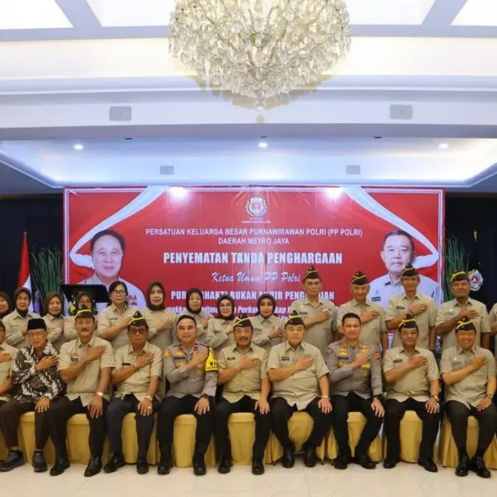 Polda Metro Beri Penghargaan untuk 25 Pengurus PP Polri Daerah Metro Jaya