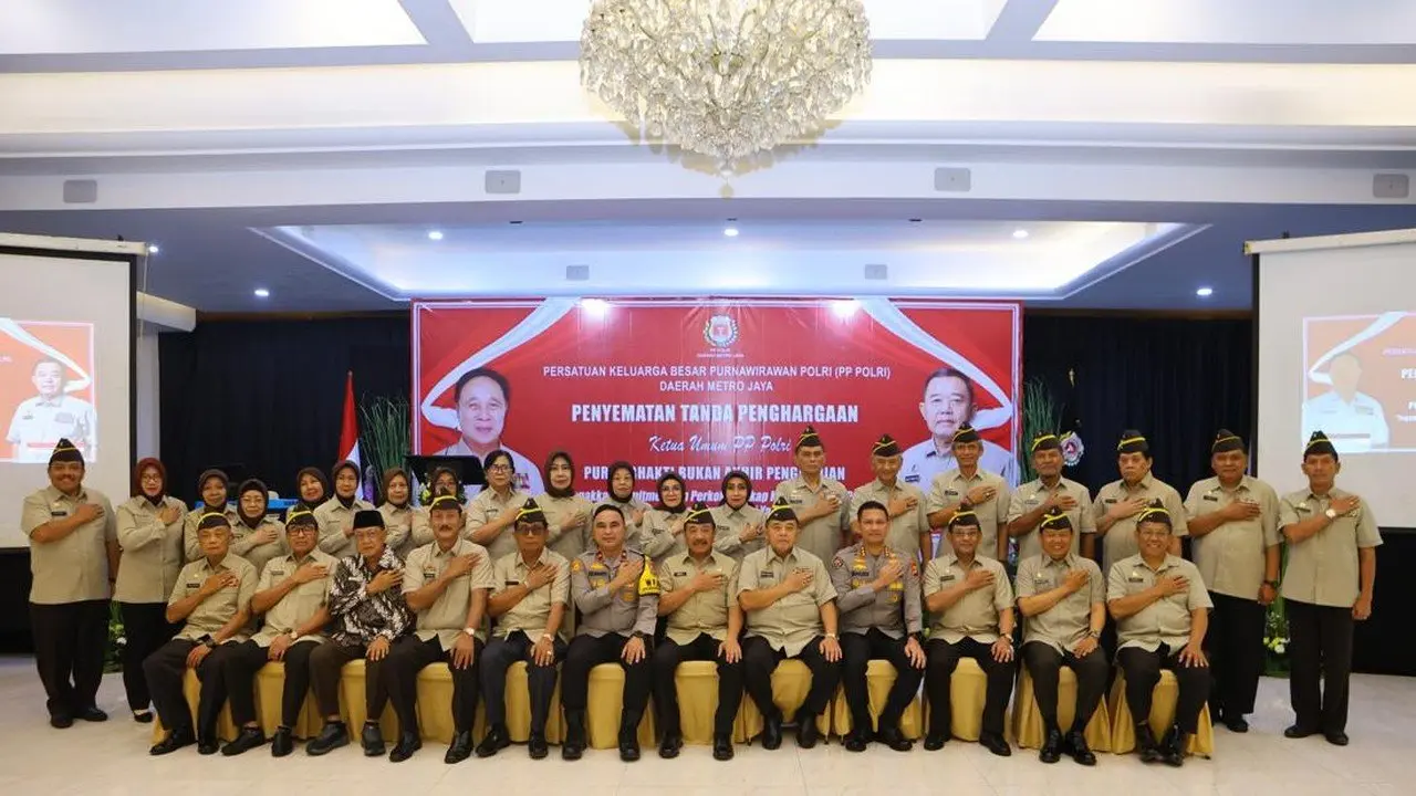 Polda Metro Beri Penghargaan untuk 25 Pengurus PP Polri Daerah Metro Jaya