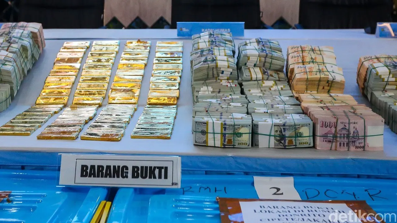Polda Metro: Emas 74 Kg dan Sejumlah Mata Uang Sitaan Kasus Febrie Adriansyah Terbukti Asli