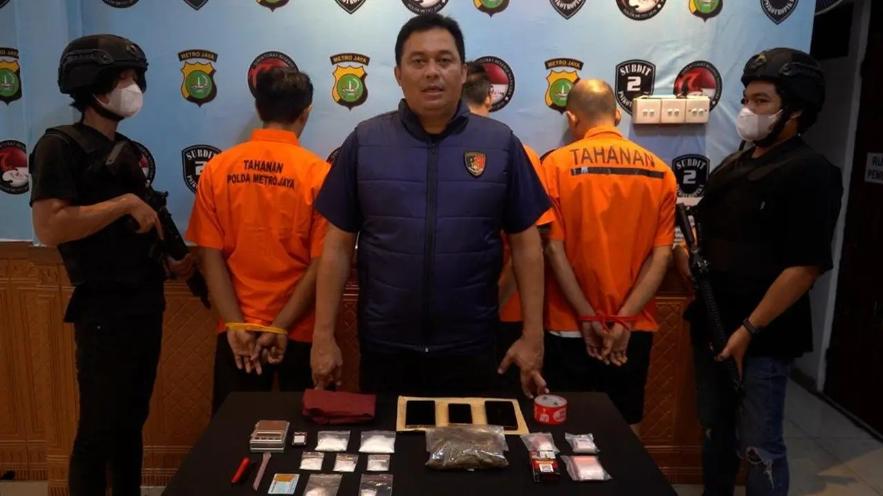 Polda Metro Tangkap Tiga Pengedar Narkoba, Jaringan Beraksi di Penangkaran Ikan Depok
