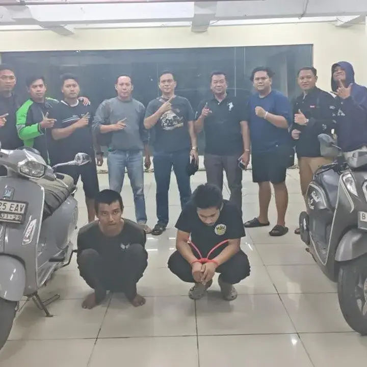 Polisi Tangkap Dua Pelaku Curanmor di Depok, Satu Residivis