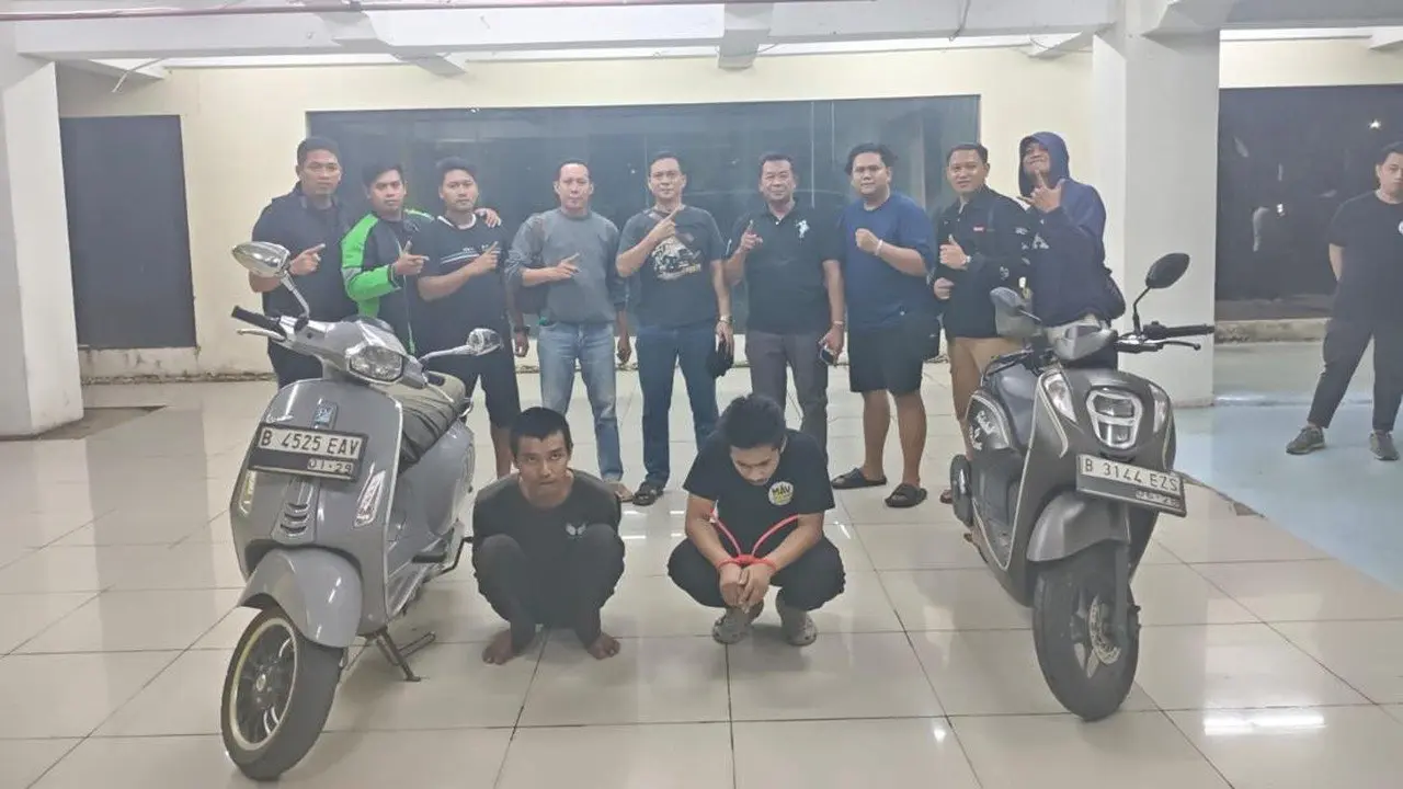 Polisi Tangkap Dua Pelaku Curanmor di Depok, Satu Residivis
