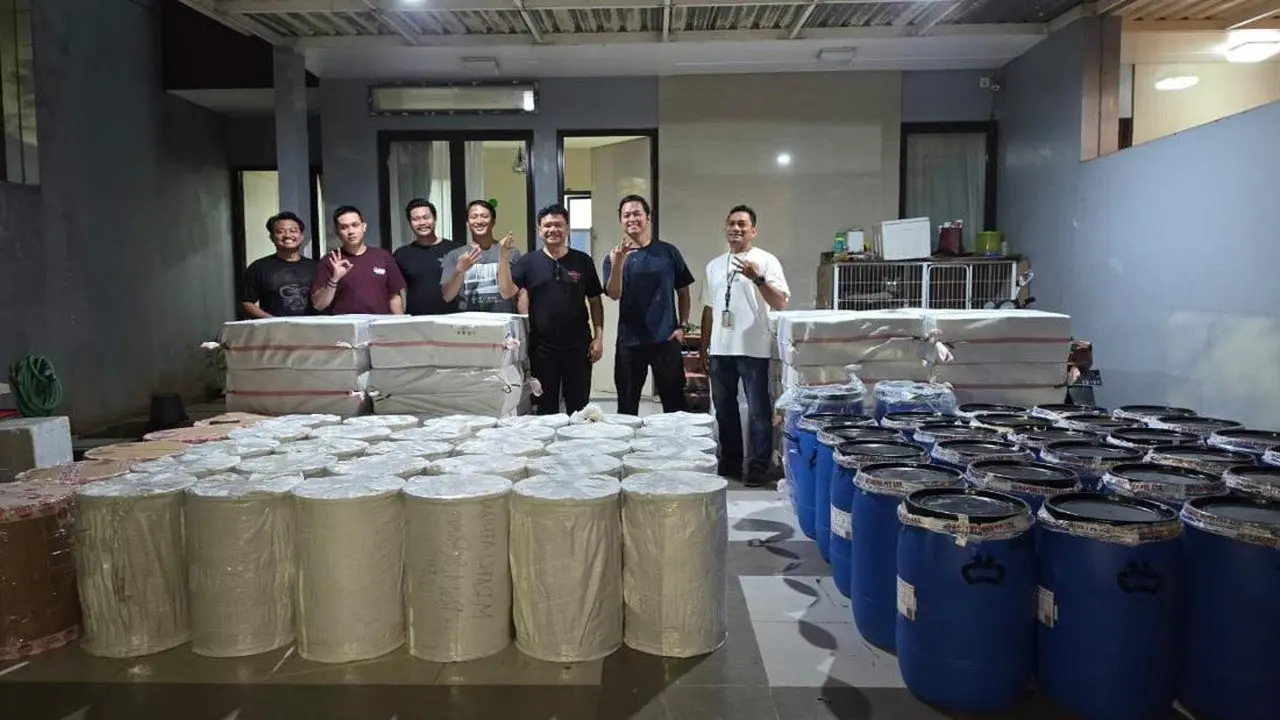 Polisi Ungkap Produksi Narkoba Karisoprodol di Jakarta Timur, Sita 1,5 Ton Bahan Baku