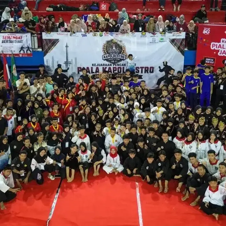 Polres Jaktim Gelar Kejuaraan Pencak Silat dalam Rangkaian Hari Bhayangkara ke-80