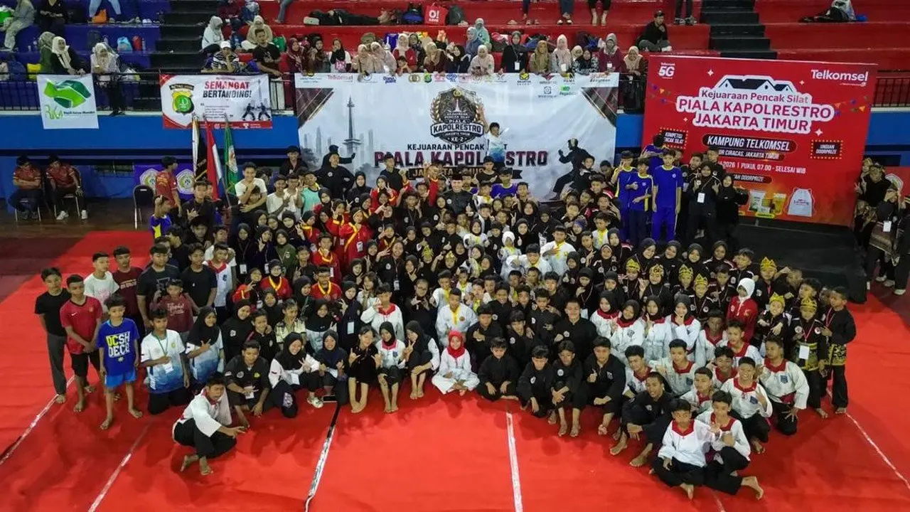 Polres Jaktim Gelar Kejuaraan Pencak Silat dalam Rangkaian Hari Bhayangkara ke-80