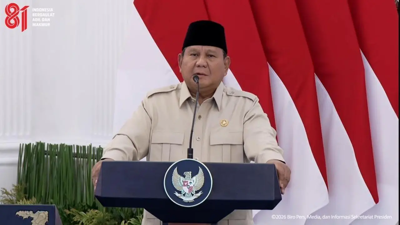 Prabowo Minta Maaf Lewat Vicon Karena Tak Bisa Hadiri Groundbreaking Abadi Masela