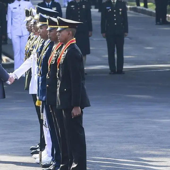 Prabowo Pimpin Pelantikan Perwira Remaja TNI-Polri di Istana