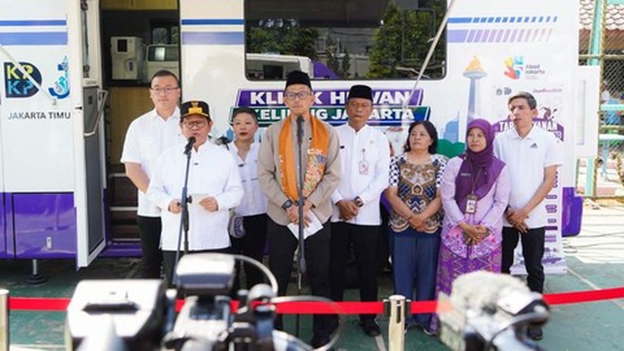 Pramono Luncurkan 5 Mobil Klinik Hewan Keliling, Target 23.000 Sterilisasi di 2026