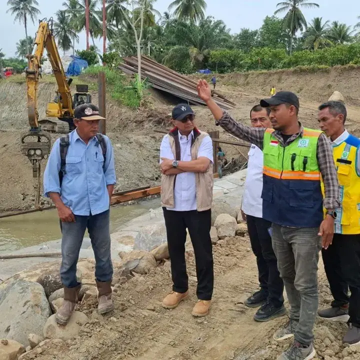 Satgas PRR Percepat Rekonstruksi Infrastruktur Pascabencana di Aceh