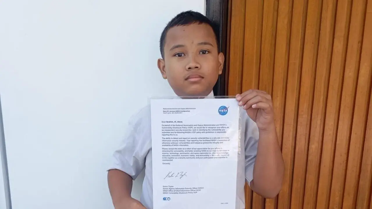 Siswa SD Boyolali Raih Apresiasi NASA Berkat Penemuan Celah Keamanan