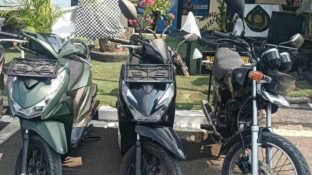 Tiga Penadah Motor Curian Ditangkap di Karawang Berkat GPS