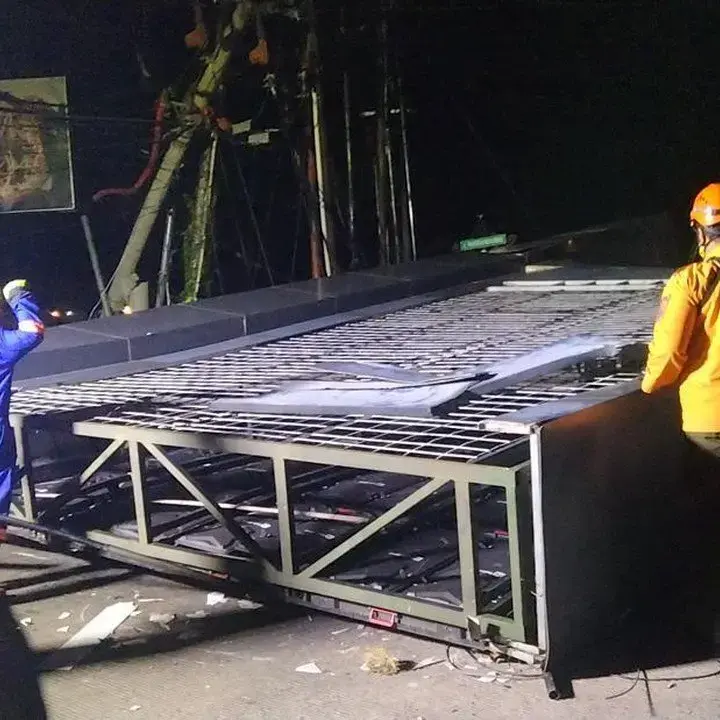 Videotron Roboh di Majalengka, Seorang Pengendara Motor Meninggal Dunia
