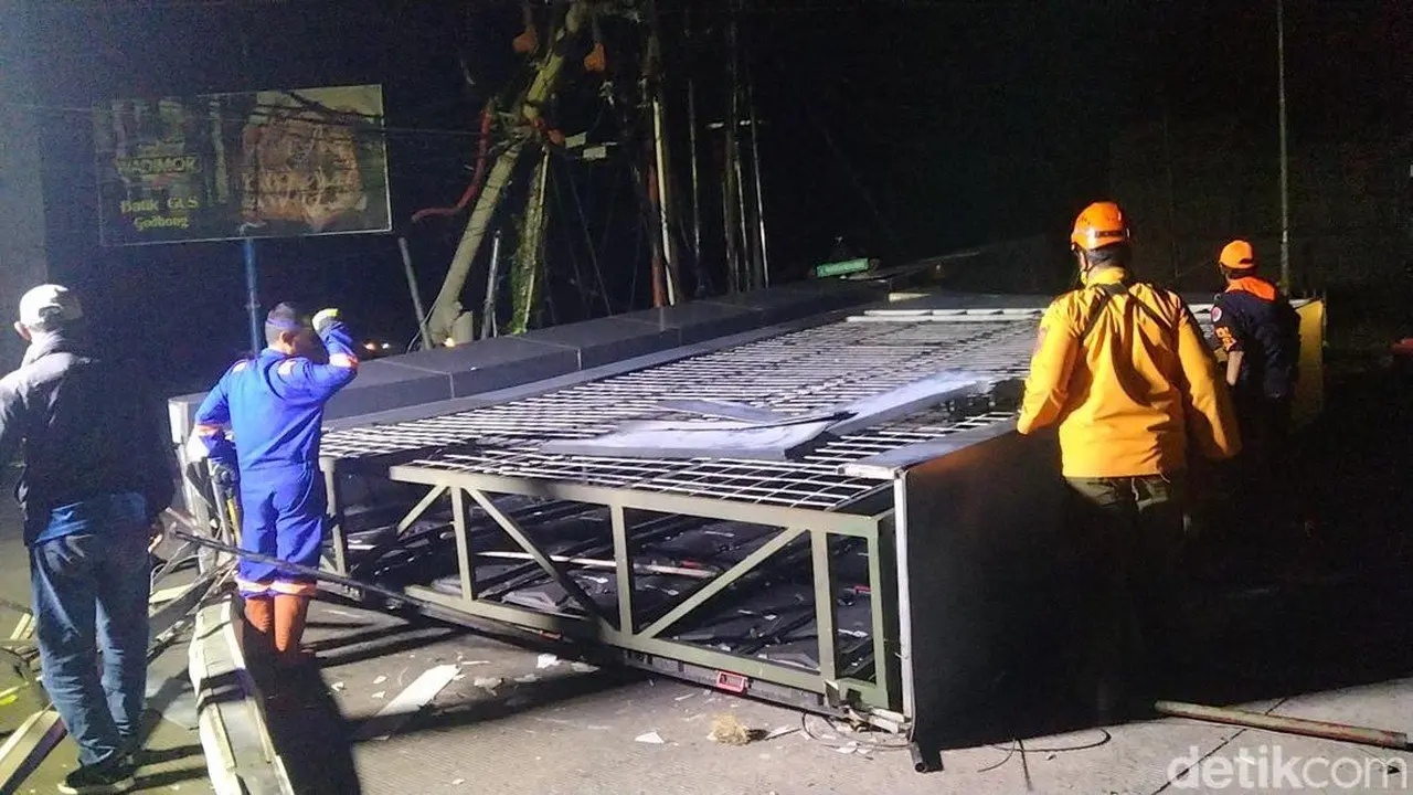 Videotron Roboh di Majalengka, Seorang Pengendara Motor Meninggal Dunia