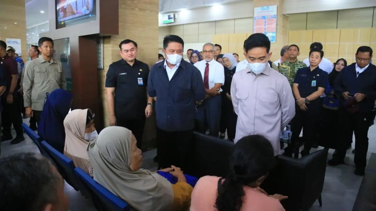 Wapres Tinjau Pelayanan BPJS di RSUD Siti Fatimah Didampingi Gubernur Sumsel