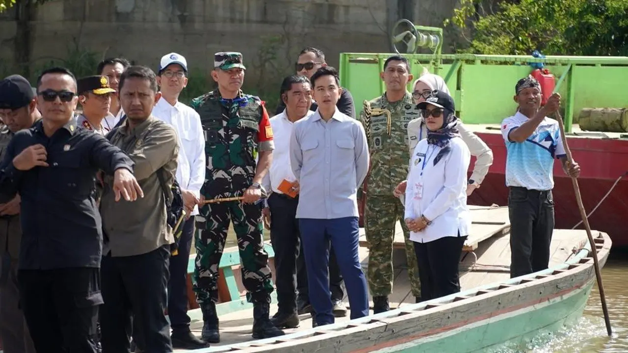 Wapres Tinjau Pembangunan Jembatan Way Bungur Didampingi Wagub Lampung