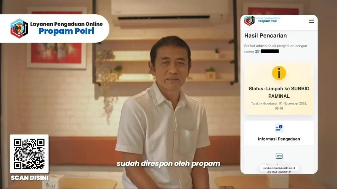 Yanduan Propam Polri Permudah Laporan Warga, Masalah HP Anak Tuntas dalam 2 Hari